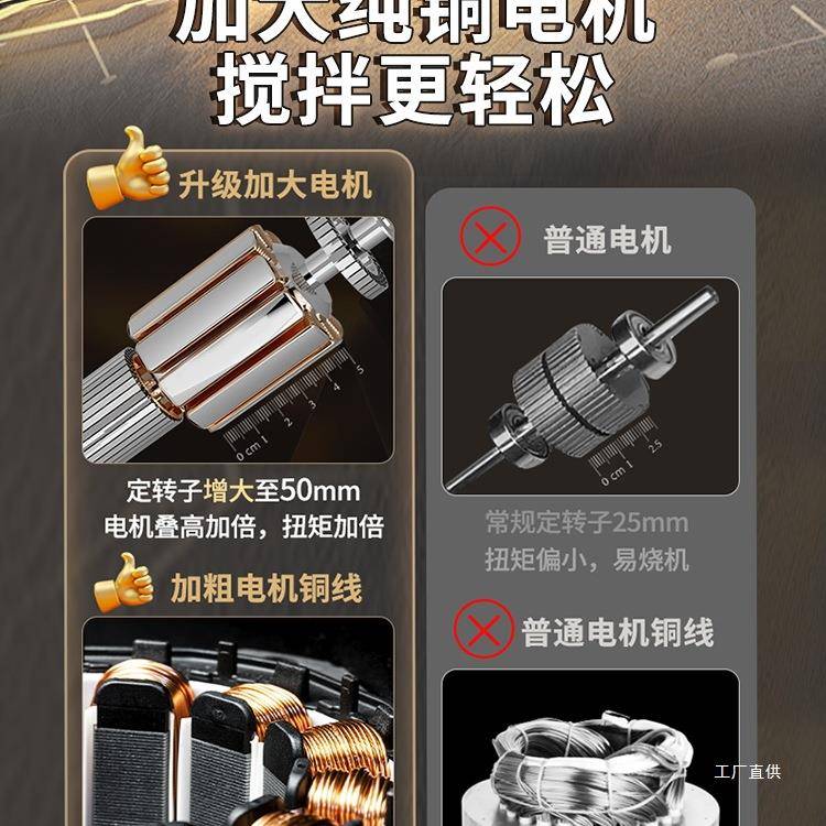 钻水机大灰功率飞机搅拌器电动手NWY电钻钻打搅拌机腻子粉水泥搅