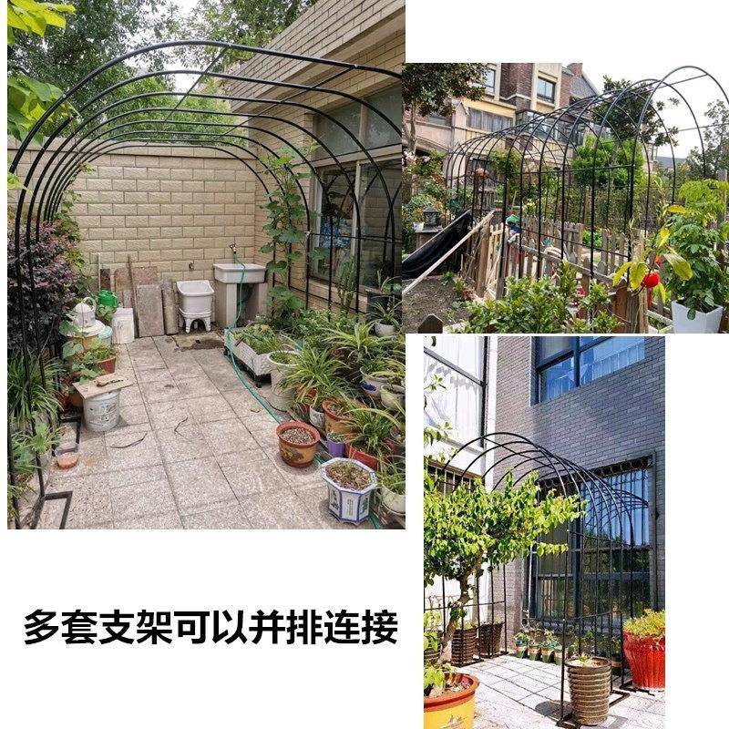 铁架蔷艺拱门花子花园阳台植物爬藤架TB668176户庭院月季薇花支架