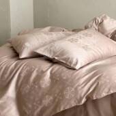 中新式 全绒棉四件套葫芦棉刺绣提花被套床单RUL长床上用品