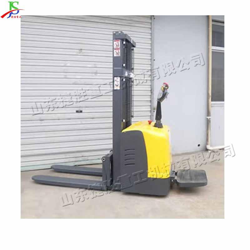 1T3米托盘装卸高车叉站立式动运输车站TJW驾式全电动堆搬电运货叉