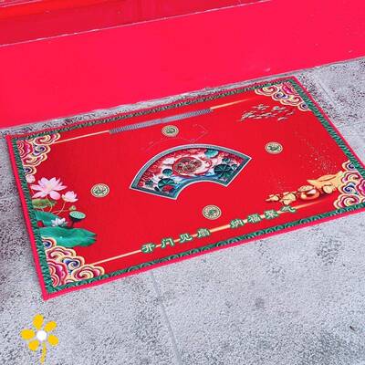 『已祝福』2MMQ26入户口地垫门垫财富稳0固四门大北神兽斗七星门