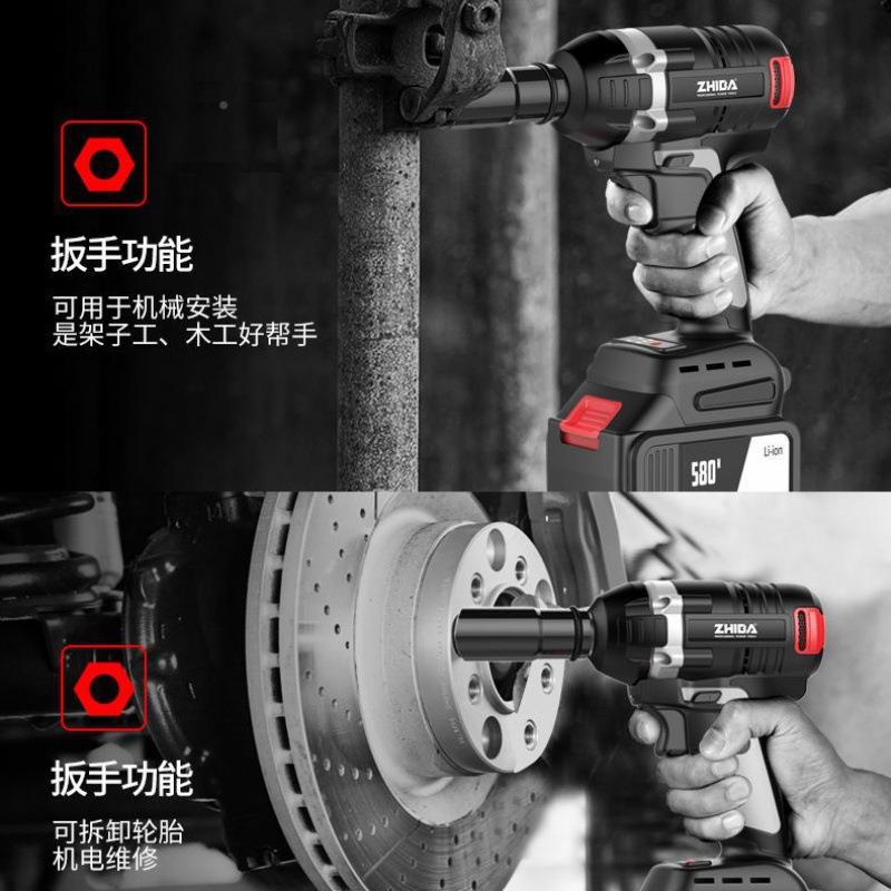 大功汽修架子工专无刷电动用扳手大扭炮力锂电冲击扳手PBA电风率
