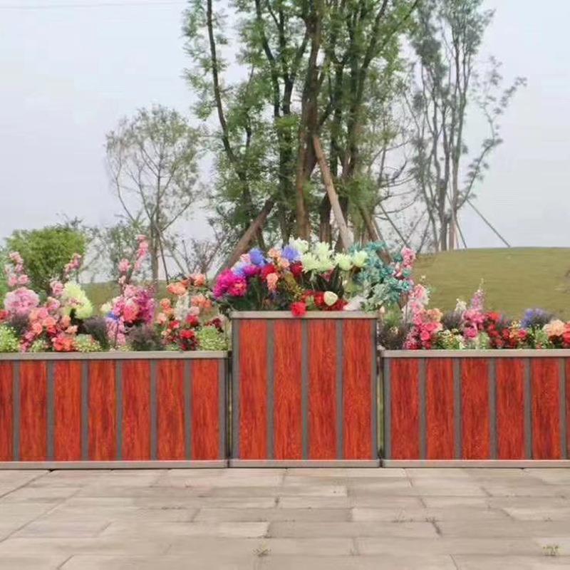 压CGJ花塑木地广板防腐户地外景观场塑板塑木木方孔长条板在线压