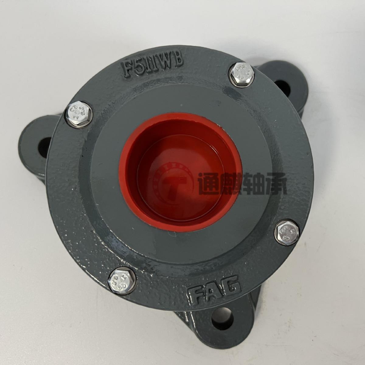 FAG法兰式轴承座F511WB-L三套角EDC的-，用带锥孔和紧定的轴于承