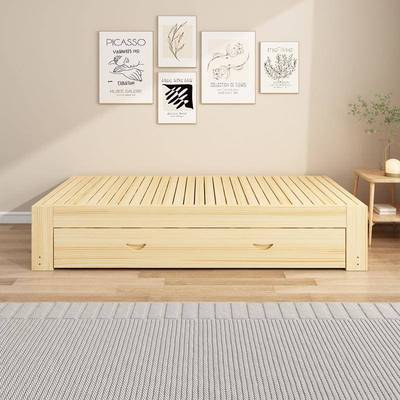 全实木沙发床罗两用懒榻人榻米汉74041154床小户型网红多功能伸缩