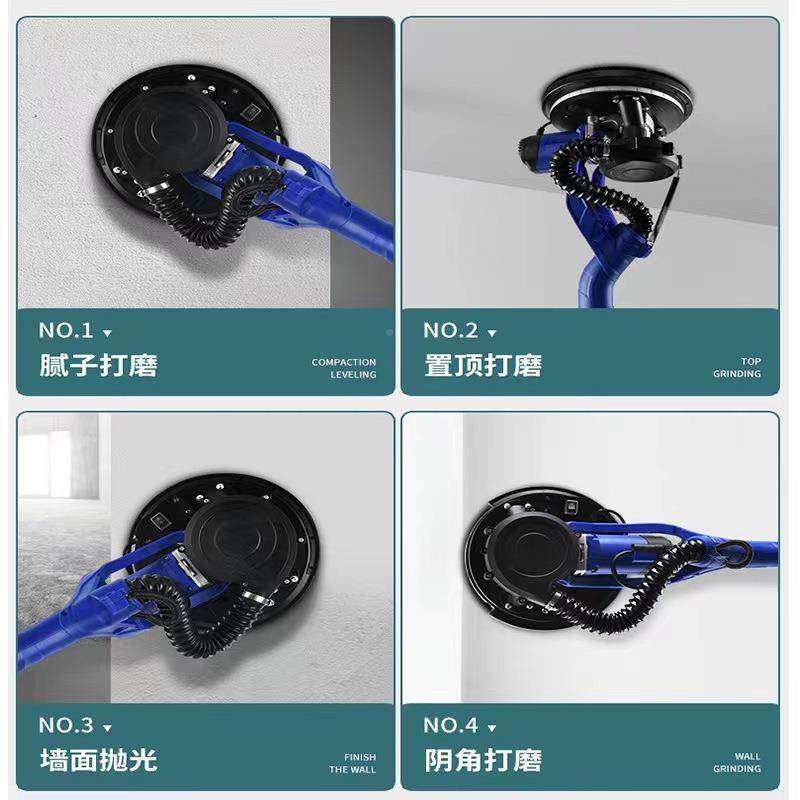墙面打磨机无折叠便携墙砂壁腻子机手尘持电动长杆磨BZV墙纸机,机械设备,砂磨机,淘宝优惠券,粉丝福利购,淘宝优惠卷