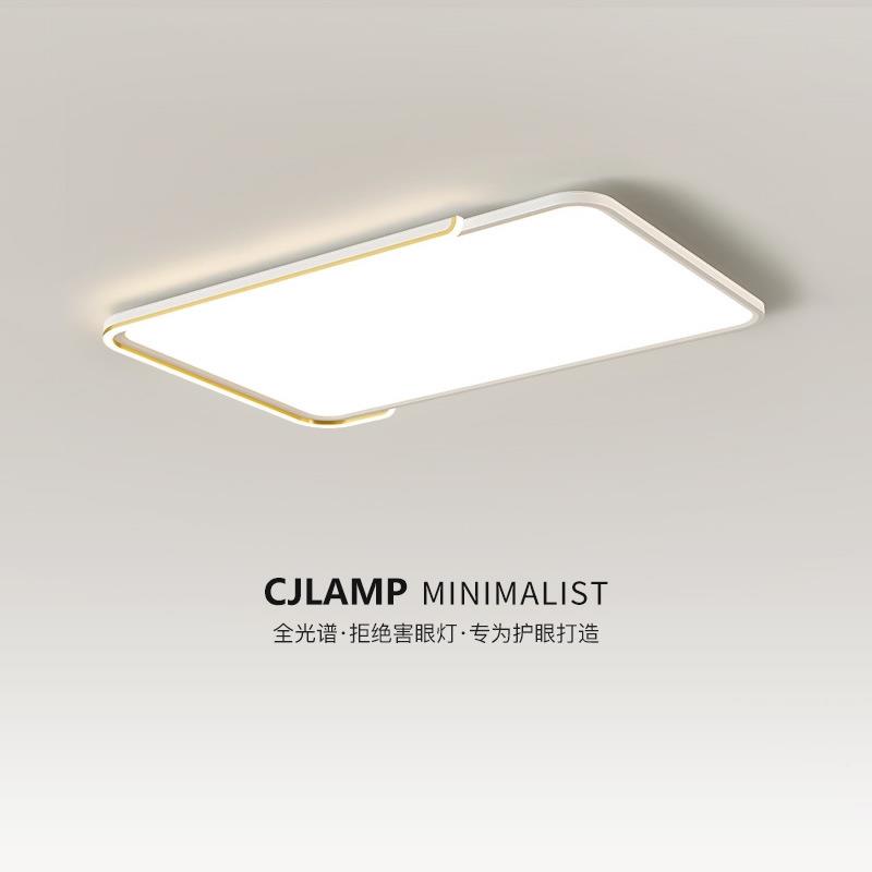 简轻奢超亮高亮客厅灯新眼款屋灯具套餐组合全全光谱护吸极GZI顶