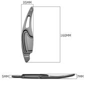12款 金向盘铝合挡拨片汽 2.0L混动不能用 9代思域112款 9代7CR方V