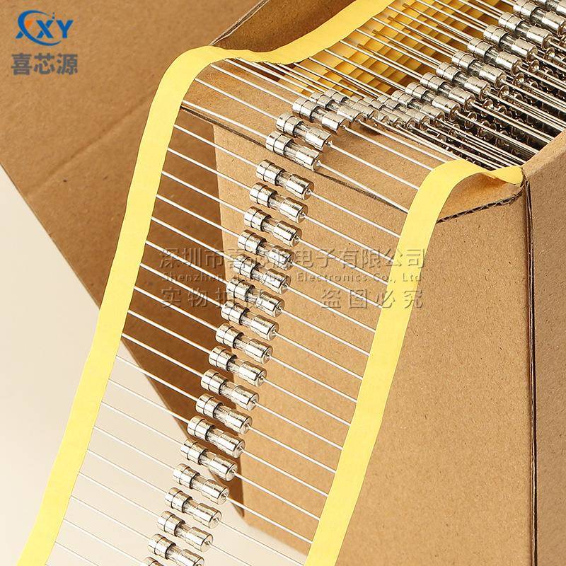 源头厂家险3.6*10mm双帽玻璃保丝250VT0A慢断JAO脚带引1保险管编