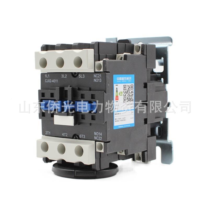 人民电器0CJX2-401UVB1线交流接8触器AC220V圈电压36V3VLC1D-40