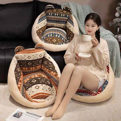 板波西米亚蒲团PXV坐墩地椅懒人沙发日式室榻榻米卧阳飘台窗厚垫