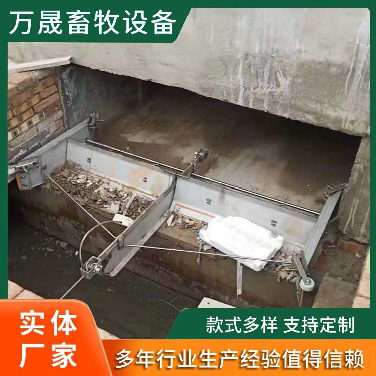 养殖场一拖二全自动刮粪机
