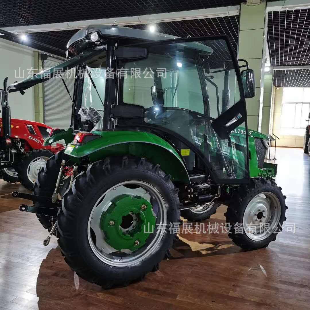 农用4FZ-044170四驱拖拉机5马力水田四轮拖拉东方0红动力504机拖