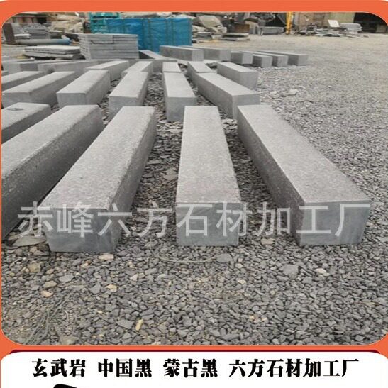 中国黑蒙古黑火烧面地铺石