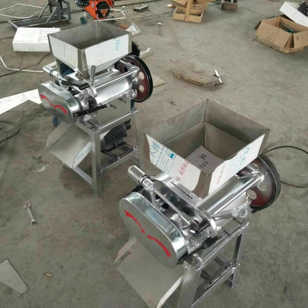 鲁强20型双辊挤扁粉碎机