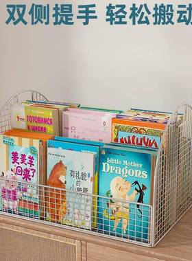桌书桌架儿童面绘本收纳架物宝宝书本收纳盒书置架RQN床头飘窗小