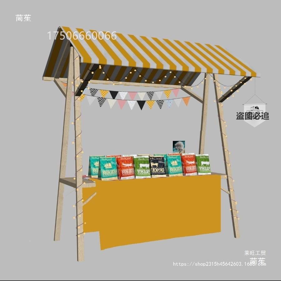 摆摊户外棚示可折叠花车木制实夜市展位架架摊移动集97715858市子