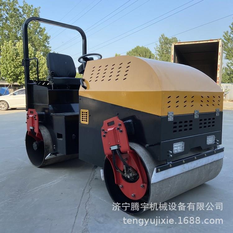 买混凝柴土路面压实机双钢轮柴DFH油震动压道油机3吨震双钢轮动压