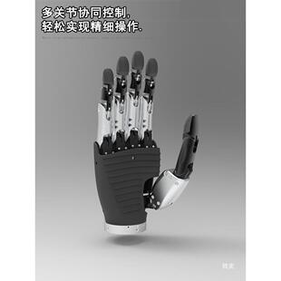 人形机器仿生灵巧手柔机械臂抓手662352自性度模拟由人手机械手