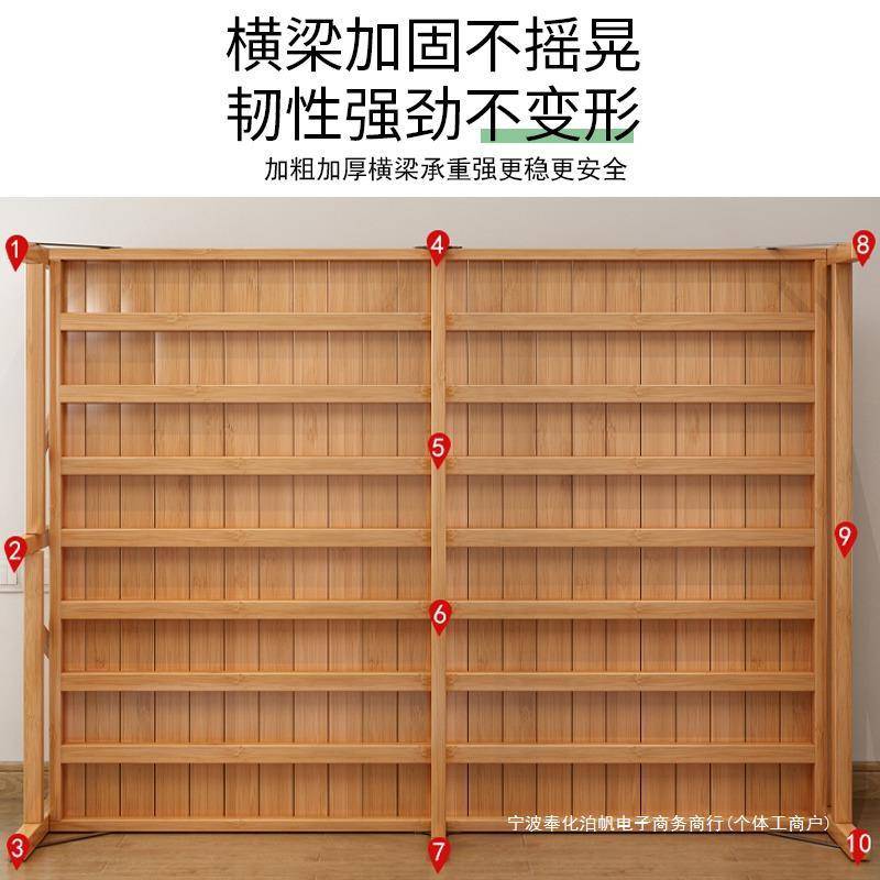 折叠床单人床家用成人多功能午休午睡双人床经济型1.2米简易竹床