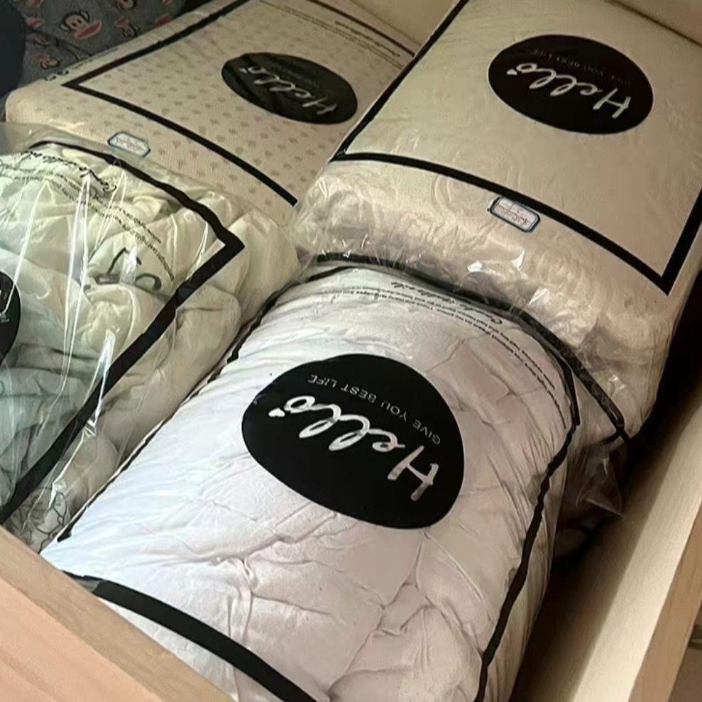 防水防尘透明束口夏凉被子收纳手提袋无棉布张哲工厂可折叠