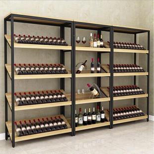 木水店斜面架超产市WCK便利店蔬菜饮料钢货架化妆品红酒多层展示