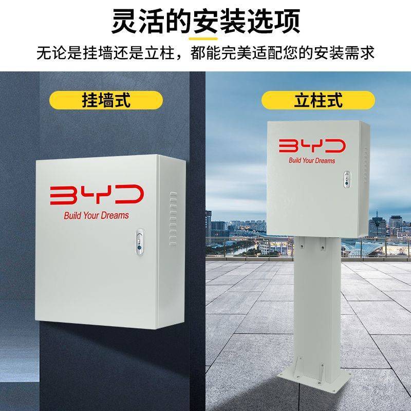7kw红旗充电桩保护箱eqm5专用hs3壁挂智能室外户外立柱一体防雨罩