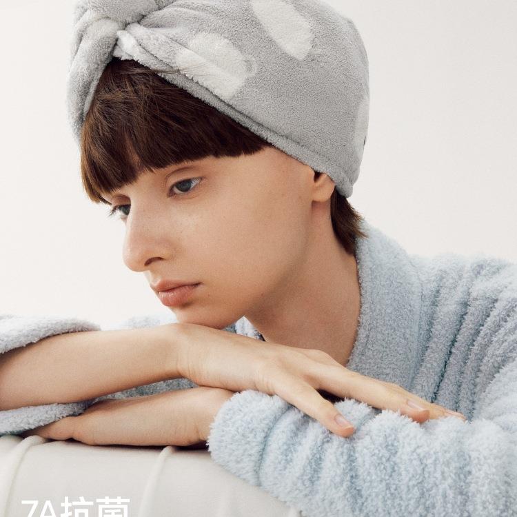 绒绒无品牌/520H女士新干发巾洗头可爱款吸水珊瑚发绒柔擦头干软