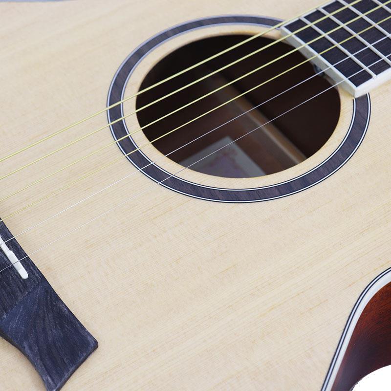 谣吉他民谣吉他40寸杉沙云比利民木吉他缺角圆TCN角面单演奏G级ui