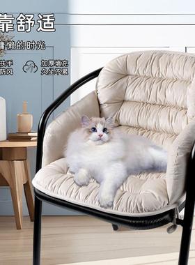 藤椅专用坐垫椅子垫坐垫靠垫体UGC水绒晶坐垫坐办久公一椅软包