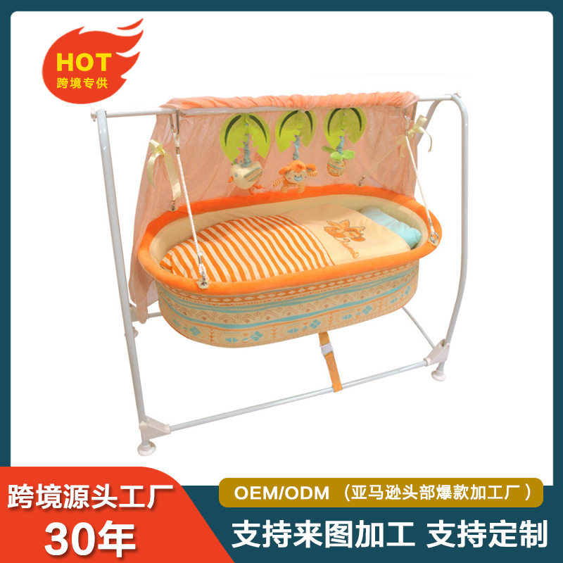 厂家直销婴幼儿摇篮床宝宝安抚摇篮床手动婴儿摇篮床