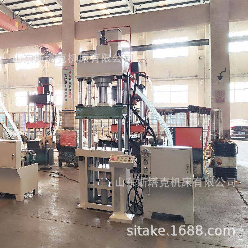 100T200T金属拉伸多杆顶出液压机四柱油压机薄板拉伸成型压力机