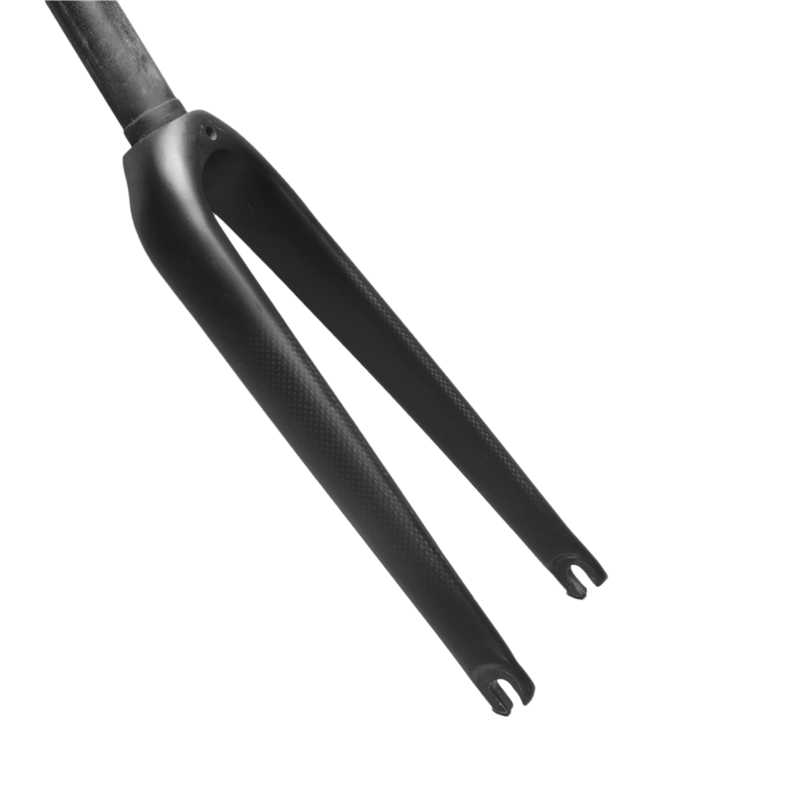 20寸45 全碳纤维折叠自行小轮车前叉6寸406碳叉C刹碟刹超轻