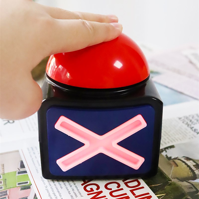 抢答器知识竞赛无线儿童课堂问答比赛道具简易手按按钮亮灯达人秀