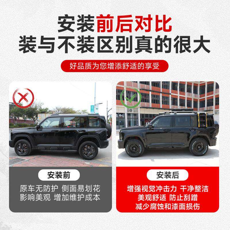哈弗猛龙轮加眉改装北极星轮宽轮眉护专用车轮保轮胎轮毂防刮蹭外