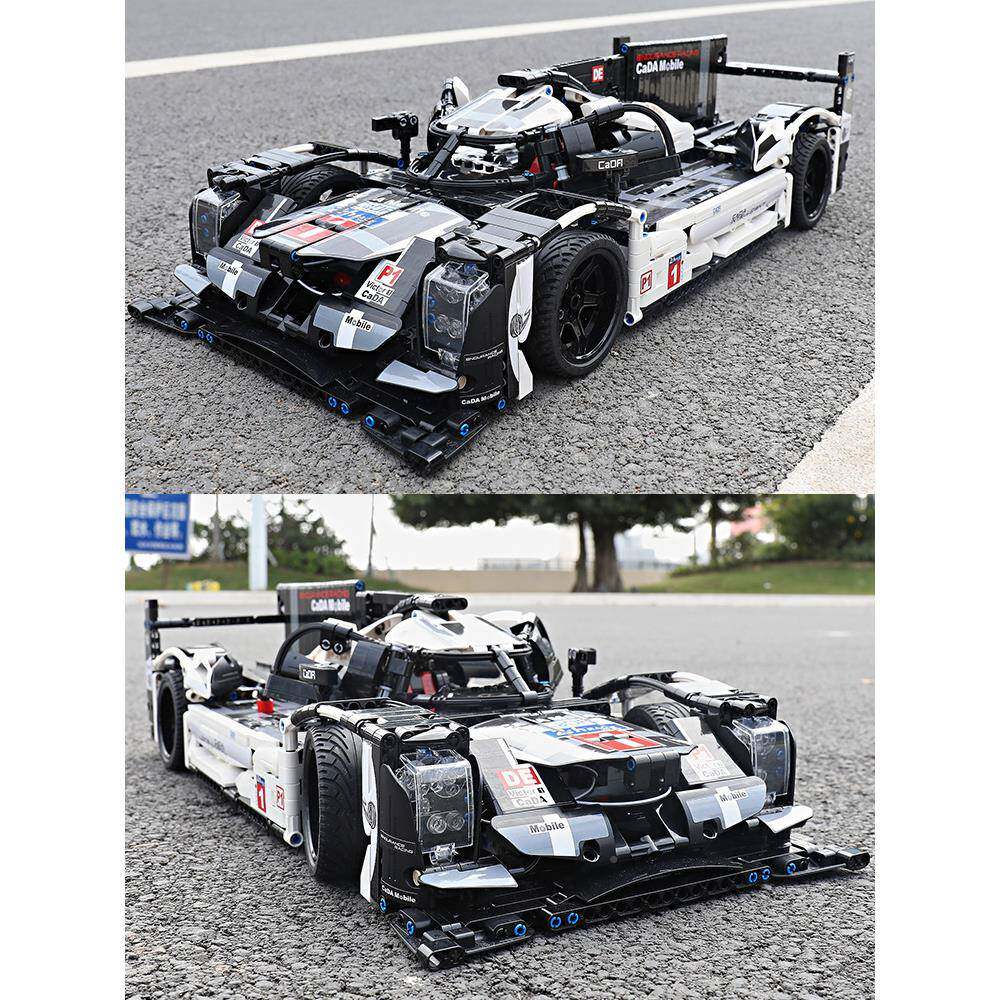 双鹰咔搭19耐车力赛模型9木60348积木积车益智拼装男孩玩具车C610