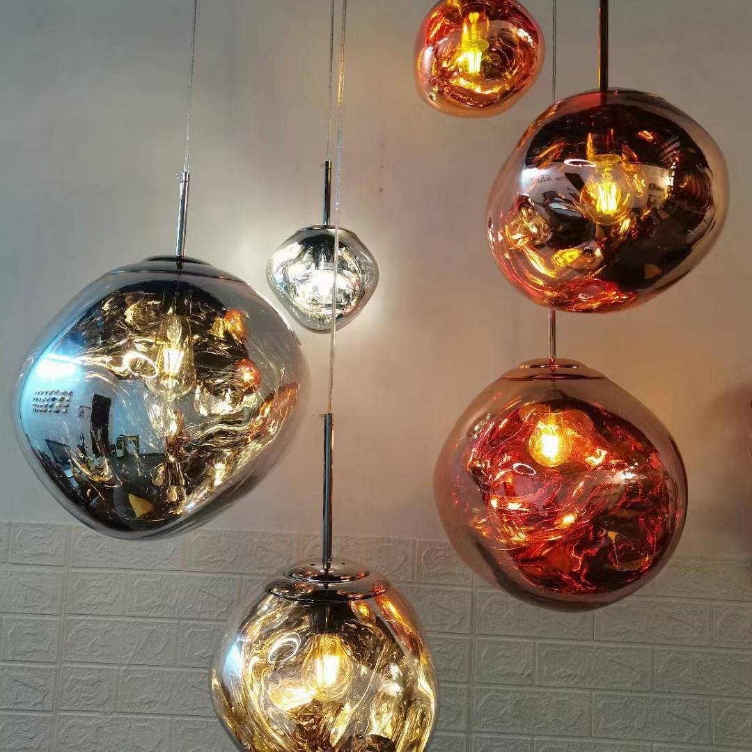 复式灯轻奢大挑客空吊569酒吧餐厅厅公寓楼间设计师别墅熔岩灯lo