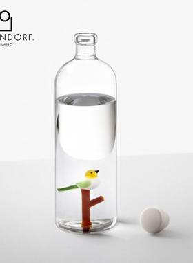 意容大利F进口I果CHE果汁壶NDOR耐热玻璃凉水壶大量透明水瓶手工