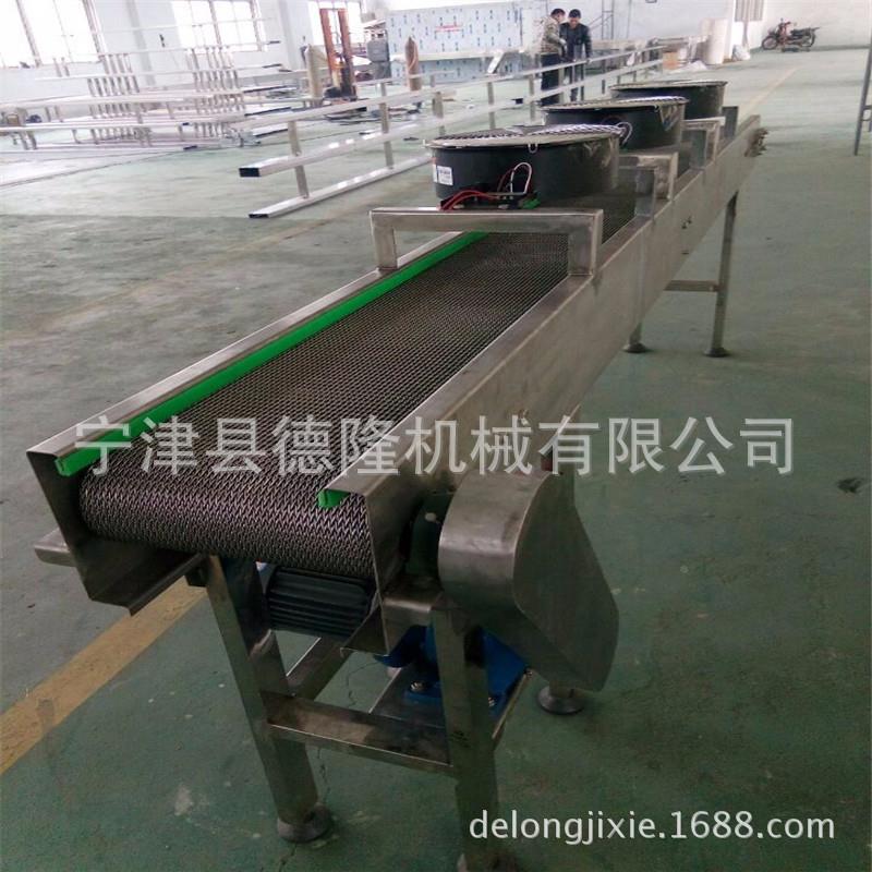 1不锈钢平顶链板输度送机9度80网dl-109带转0弯机链板转弯机