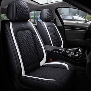 汽套车坐四季 皮BAT革垫坐套卡通女神座垫 通用全包座围专用套新款