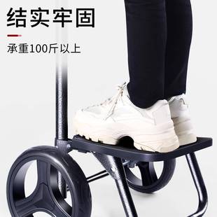 菜车买小拉子车布袋老年人大F9755HJH轮可坐红拉杆轮手推车网轻便