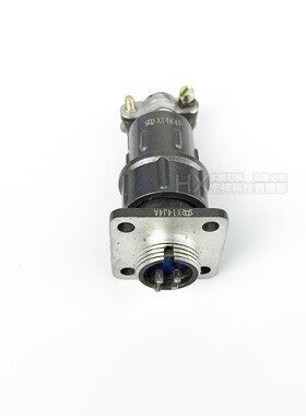 X14J 连接器螺口锁紧工业插头X14K航空插头插座3芯4芯5芯7芯14mm