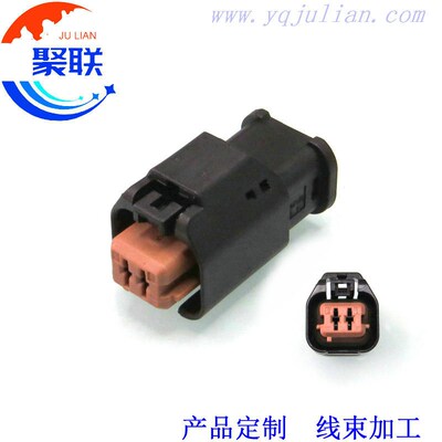 1801175-6 适用于东风雪铁龙标致大灯传感器2P插头DJ70272-1.5-21