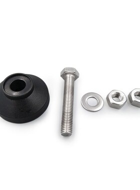 4050100不锈钢304尼龙脚杯塑料固定地脚螺丝调节M6M8M10M12