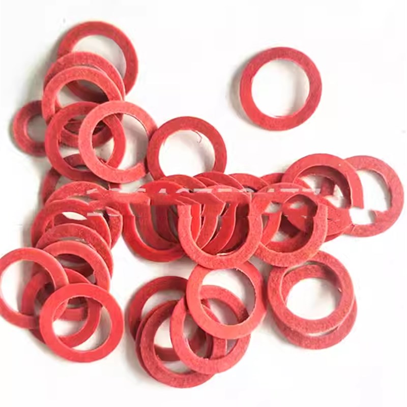 耐高温绝缘红钢纸平垫圈密封垫红纸垫片螺丝介子油管垫M6M8M10M20