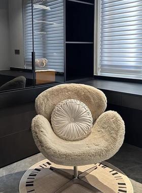 凡匠天鹅椅梳妆台椅子化妆椅衣旋帽间卧室女F98959H5生客厅转休造