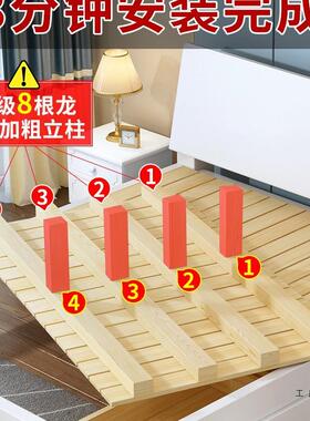 实木床1.5米现用SBF代约双人床租主卧简经济型家1.2简易出房单人
