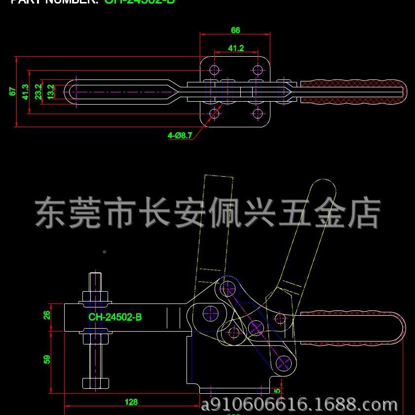 MNA快4速钳SD-夹2052-B