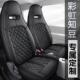 专用于知豆彩全神包四座椅套2虹025季 通用女士女汽车4座套透气布