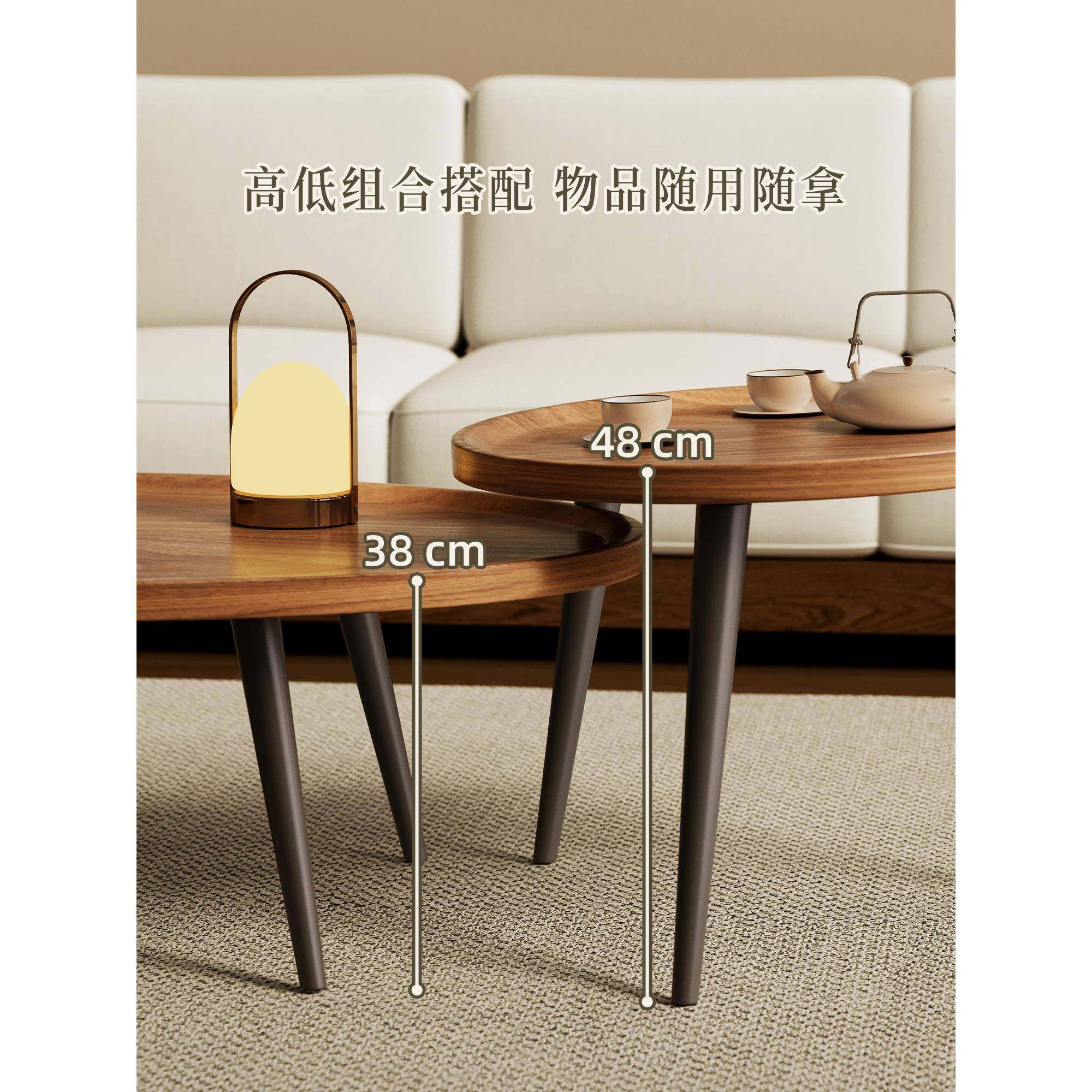 桌茶几客厅家用动沙发子侧边小边几圆桌可移阳台茶卧松子1-MF室床头柜替代,影音电器,DIY配件,淘宝优惠券,粉丝福利购,淘宝优惠卷